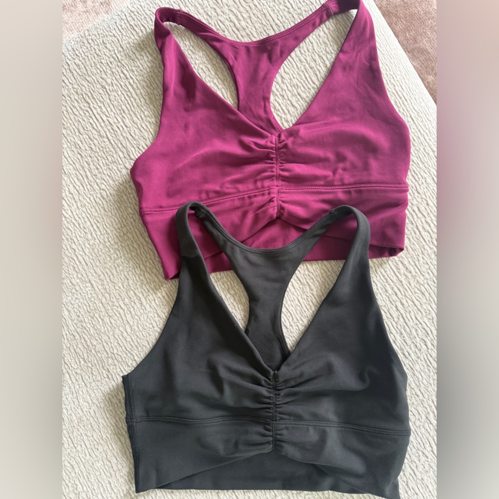 Paragon Fitwear Black and Pink Sports Bras